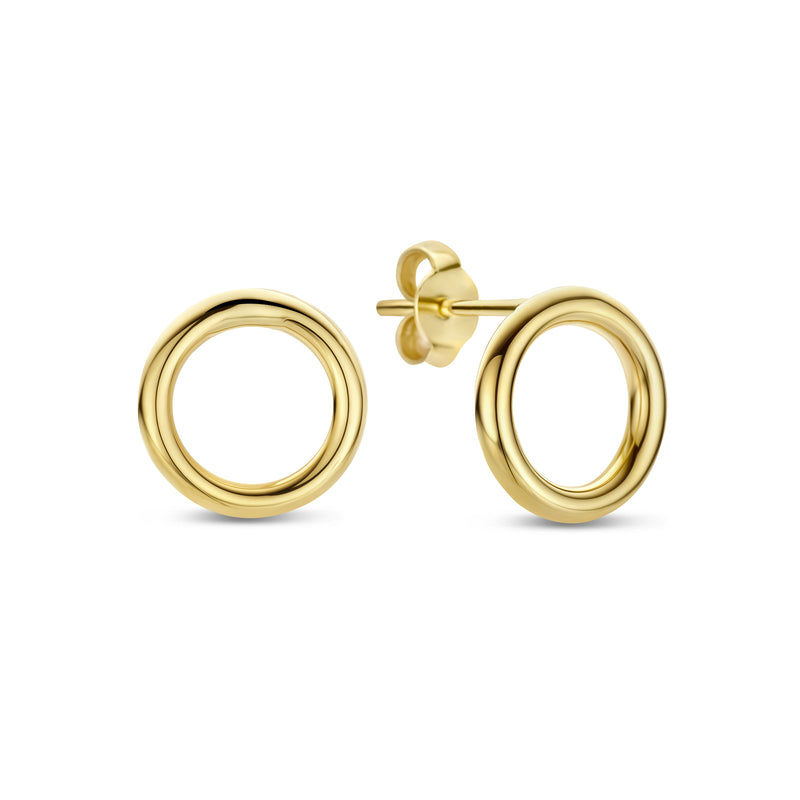 Beloro Jewels La Rinascente Velia 9 carat gold Ear Studs BO360040-zoom-