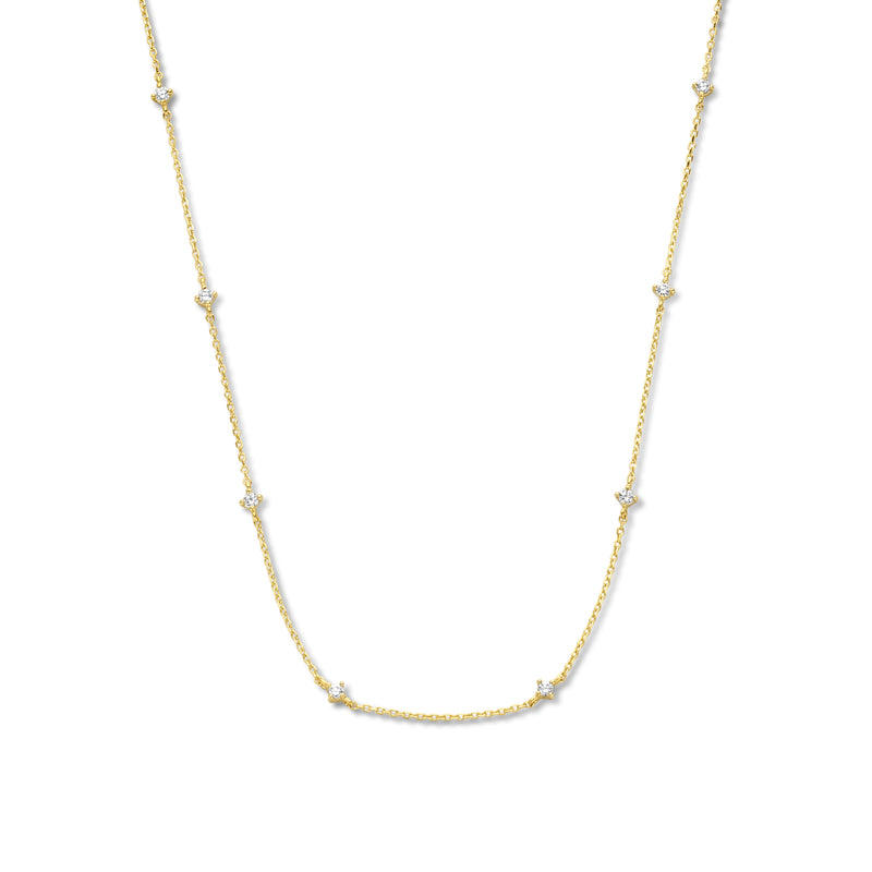 Isabel Bernard Rivoli Esmée 14 Carat Golden Necklace IB340123-zoom-