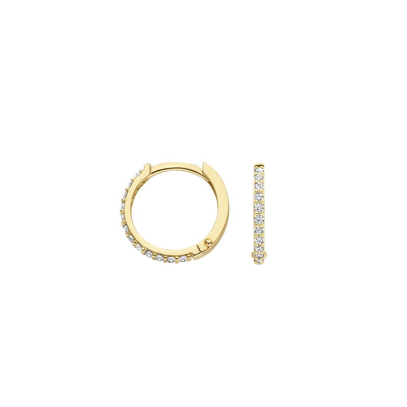 Blush Gold Hoop Earrings 7270YZI-zoom-