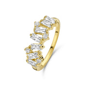 Parte Di Me Santa Maria della Base 925 sterling Silver gold plated Ring PDM33038-60