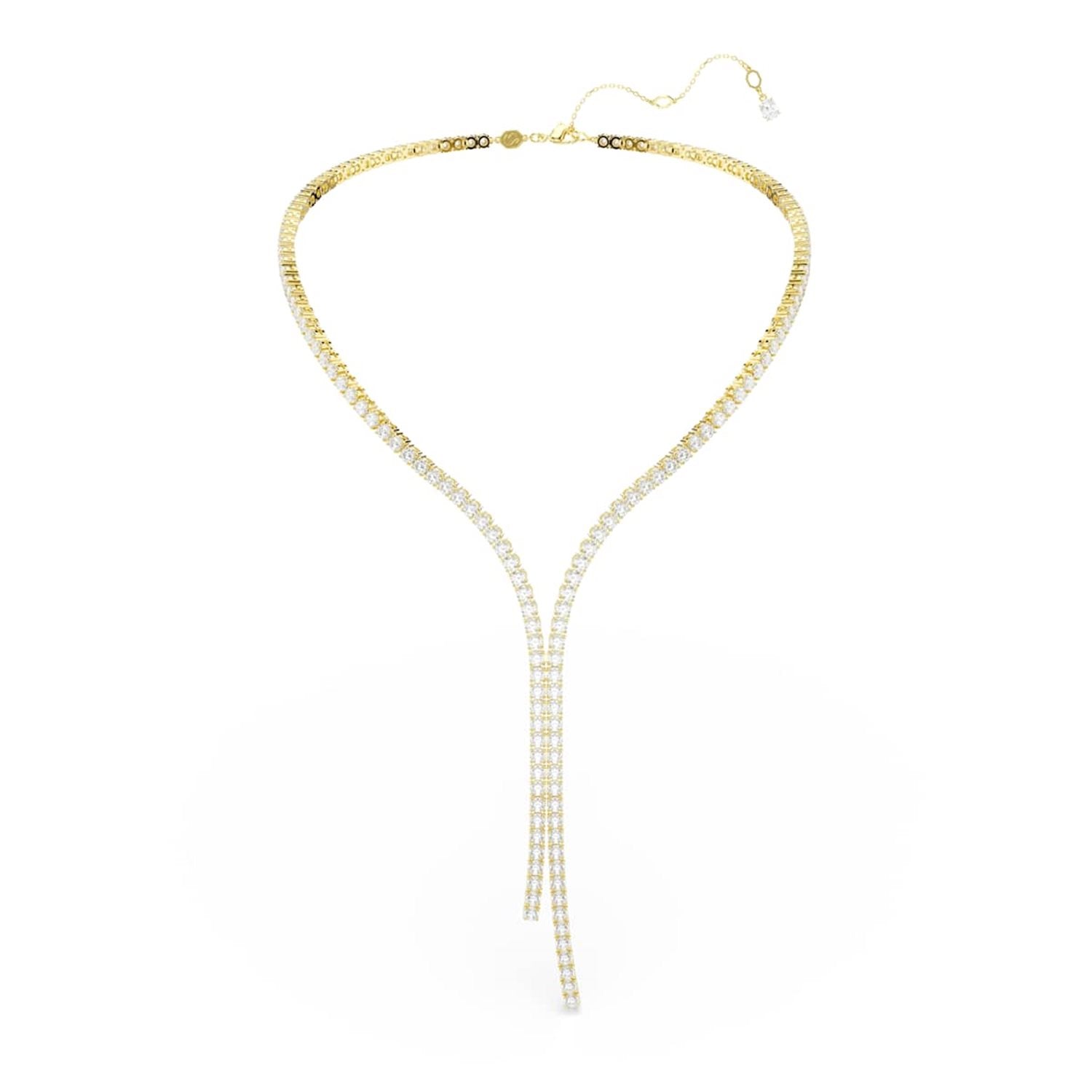 Swarovski Matrix Tennis Gold-Tone Necklace 5750601