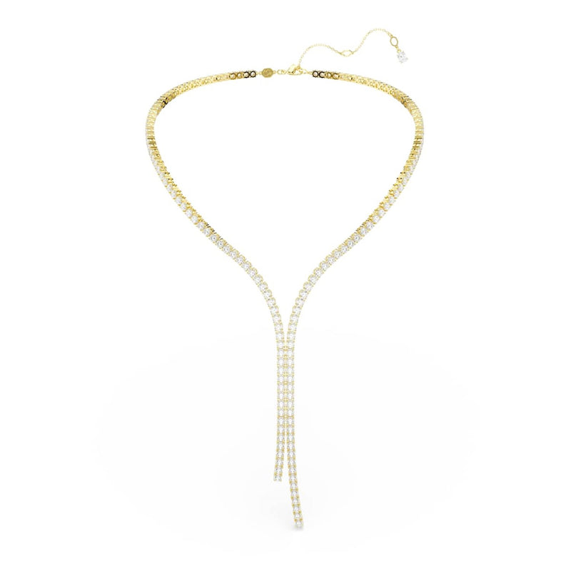 Swarovski Matrix Tennis Gold-Tone Necklace 5750601-zoom-