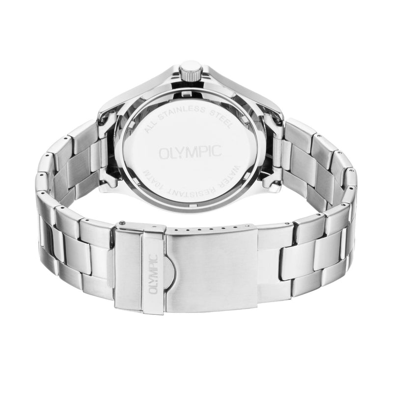 Olympic Jeffrey Silver Watch OL89HSS051-zoom-