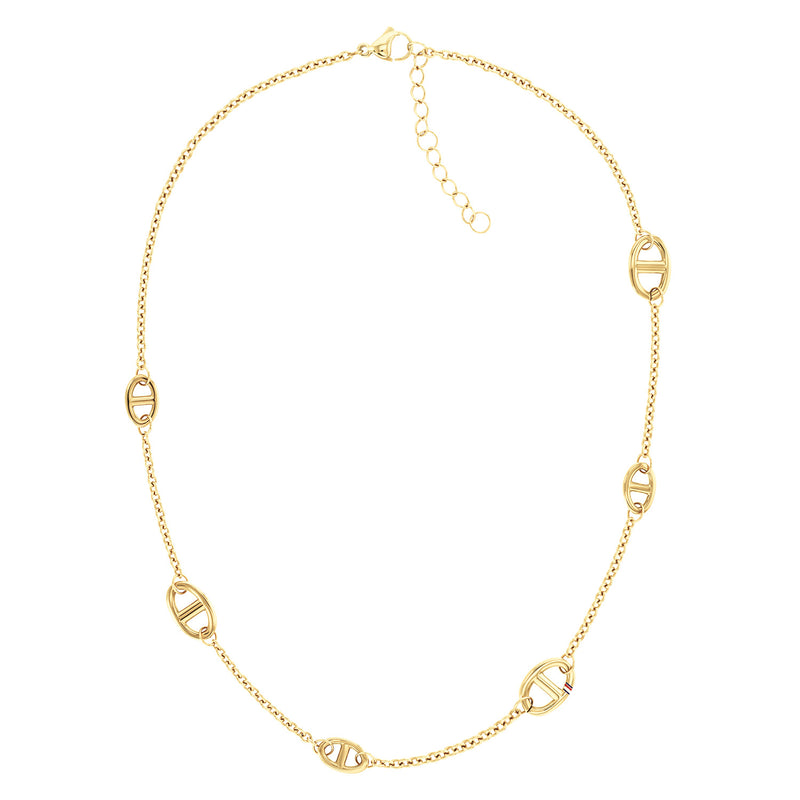 Tommy Hilfiger Stainless Steel Gold-coloured Women's Necklace TJ2781022-zoom-