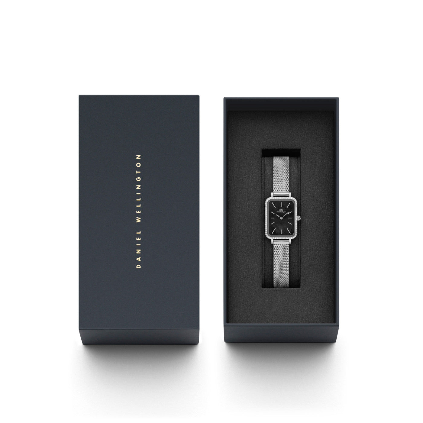 Daniel Wellington Petite Quadro Silver Watch DW00100667
