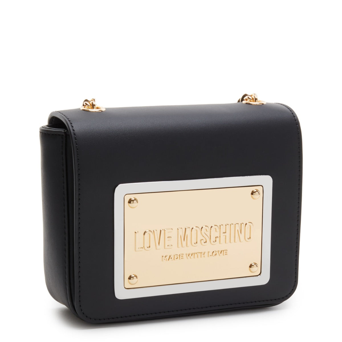 MOSCHINO インポートブラック パーティーバック、コスメバック Black Crossbody Bag JC4357PP0IK1200A