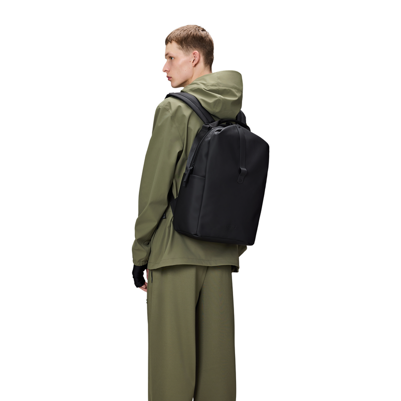 Rains Black Clip Front Backpack R14890-01-zoom-