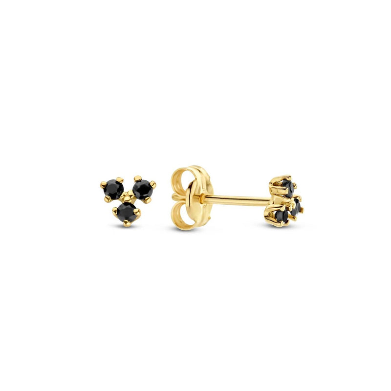 Jackie Gold 14 karat gold Ear Stud JKE23.012-zoom-