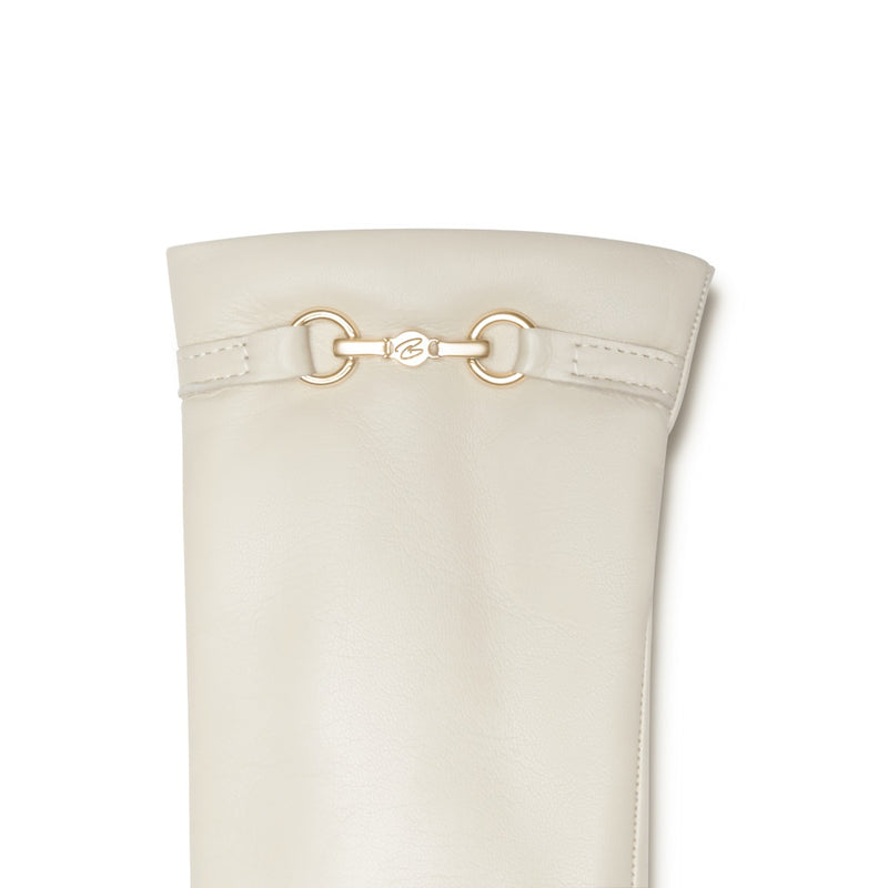 Isabel Bernard Honoré Marcelia cream goatskin leather gloves IB67001-372-7-zoom-