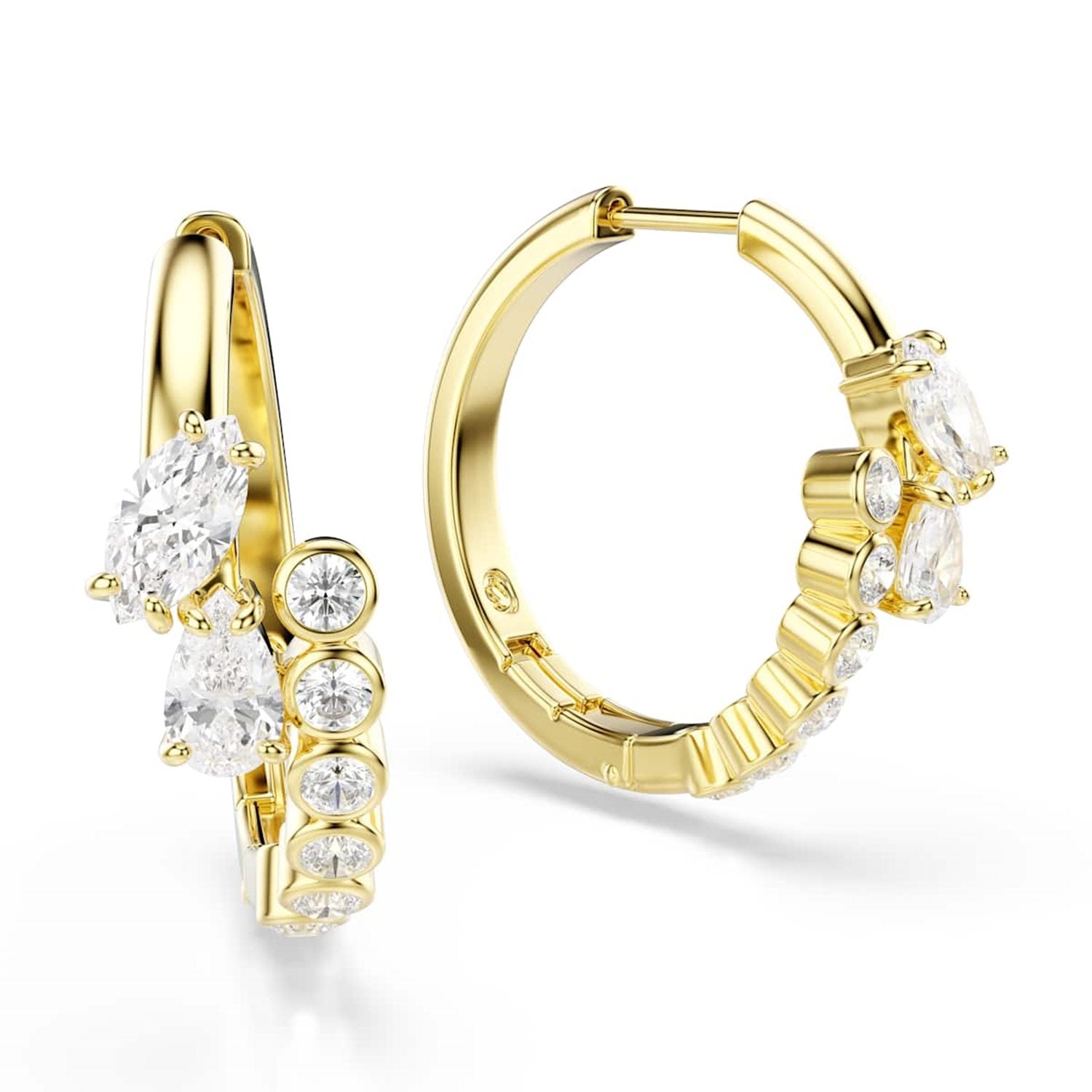 Swarovski Mesmera Attract Gold-Tone Hoop Earrings 5761975