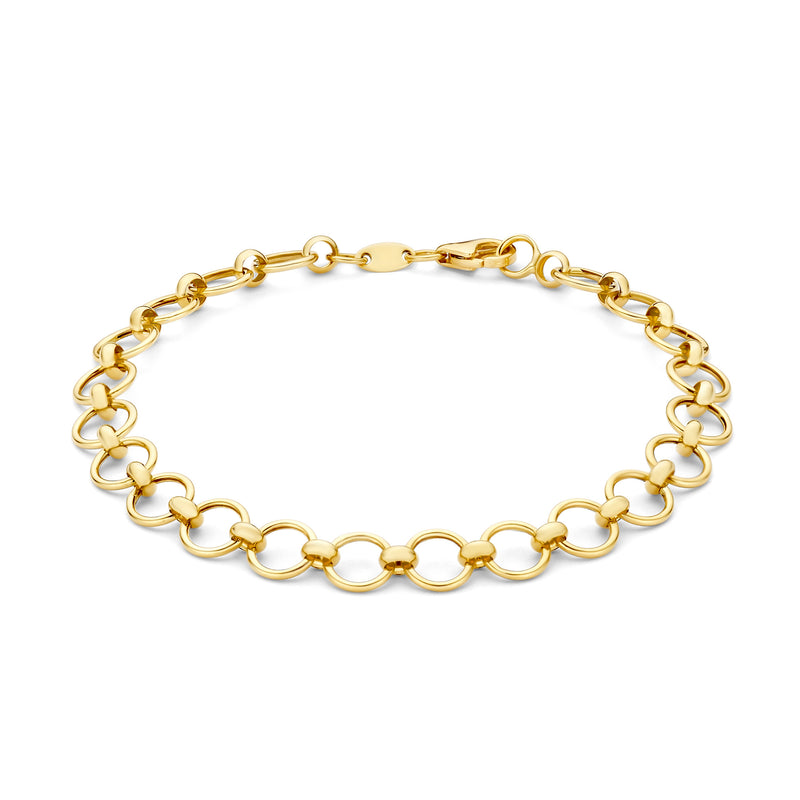Isabel Bernard Belleville Axelle 14 Carat Golden Chain bracelet IB320136-zoom-
