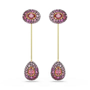 Swarovski Sublima Glam Gold-Tone Earrings with Red Crystals 5752891