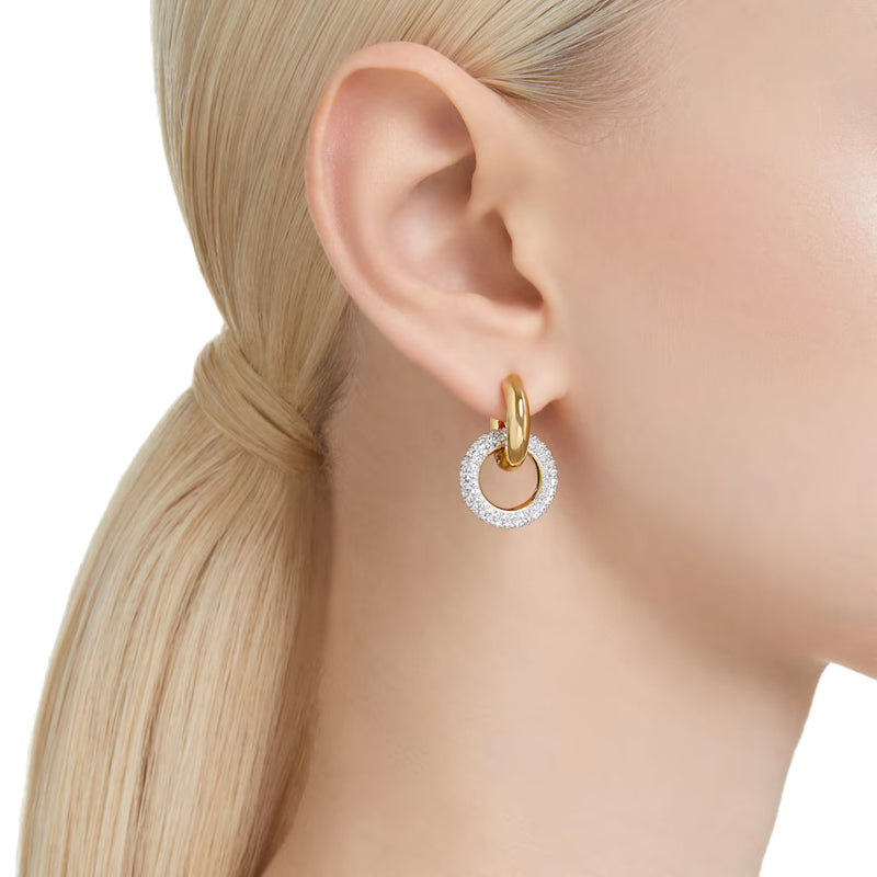 Swarovski Dextera Gold Earrings 5668818-zoom-