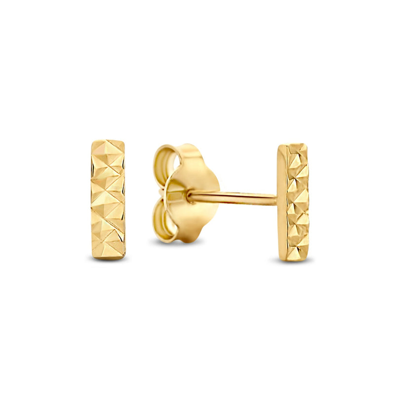 Isabel Bernard Rivoli Laura 14 Carat Golden Ear Studs IB360148-zoom-