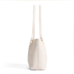Isabel Bernard Honoré Nata Cream Leather Shopper of Calfskin Leather IB25086-070