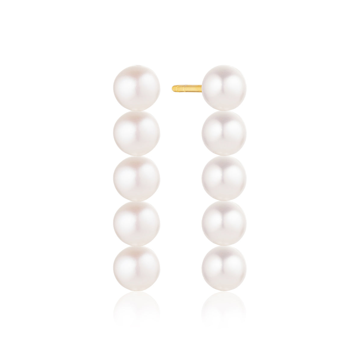 Sif Jakobs Gold Plated Padua Cinque Earrings SJ-E2446-P-YG
