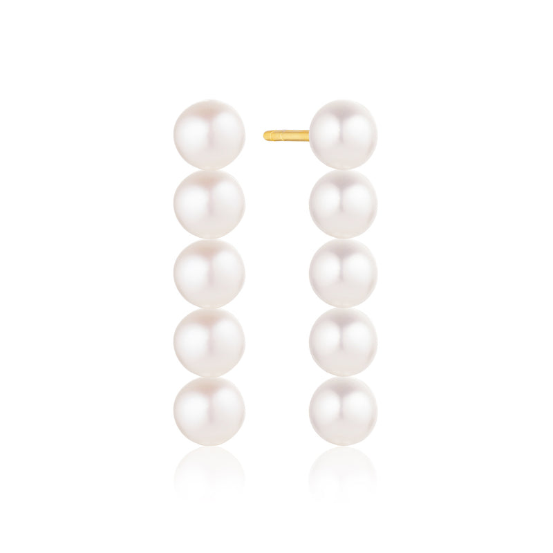Sif Jakobs Gold Plated Padua Cinque Earrings SJ-E2446-P-YG-zoom-