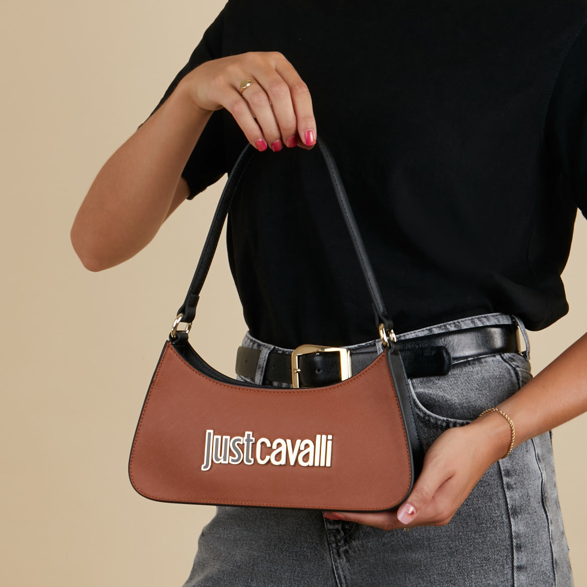 Metal Brown Shoulder bag Bag 77RA4BB6-ZS766-752