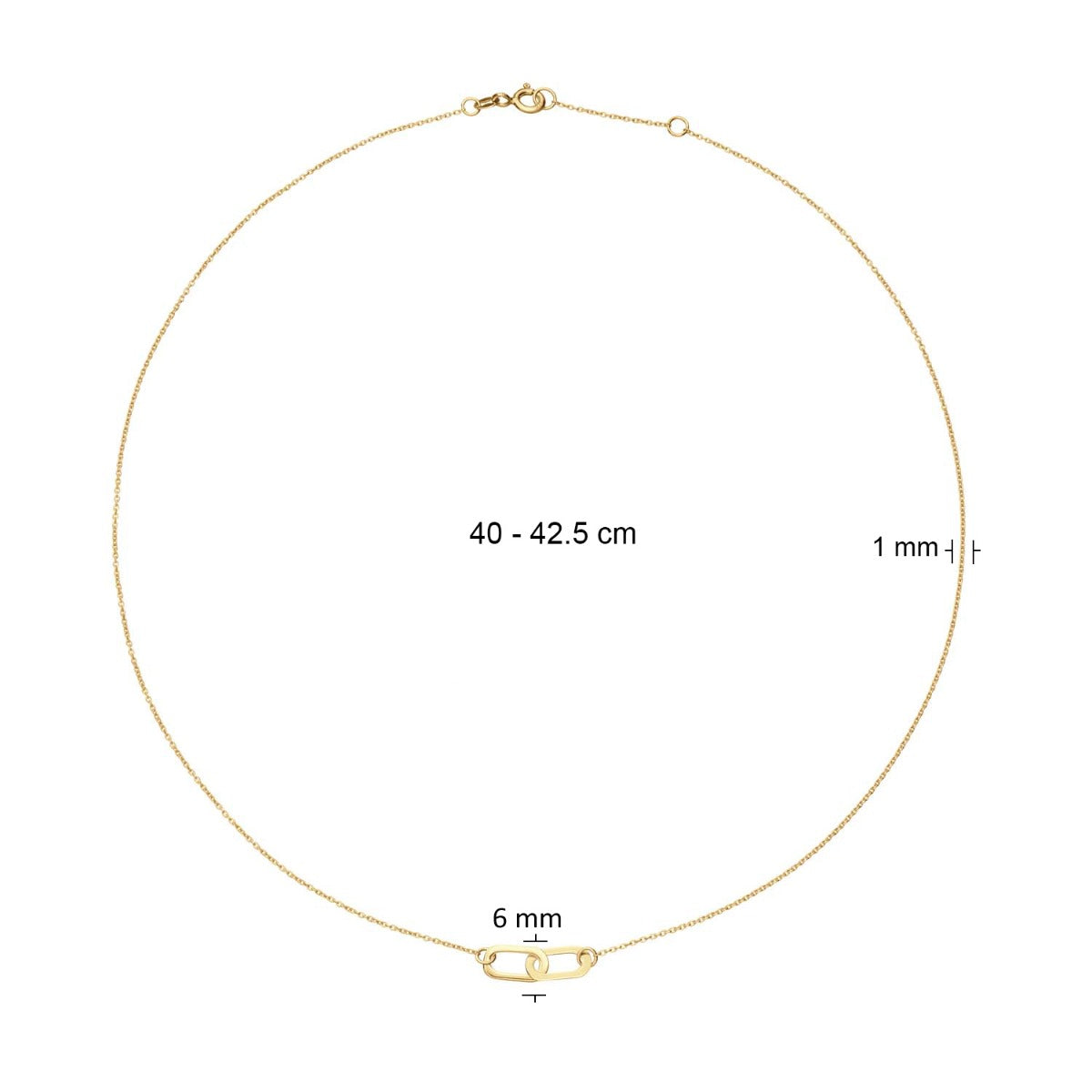 Jackie Gold Cannaregio 14 Karat Gold Necklace JKN24.462