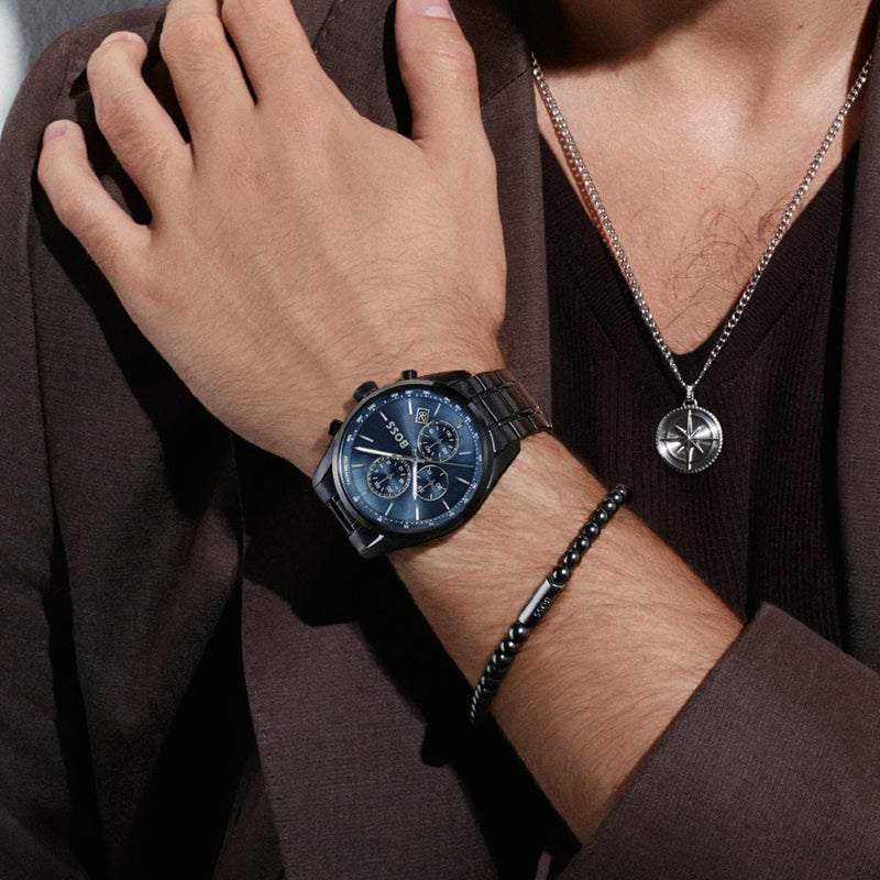 Hugo Boss Chronograph Watch 44 mm HB1514314-zoom-