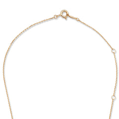 Isabel Bernard La Concorde 14 Karaat Roségouden Kubus Initial Ketting IB340055-Z