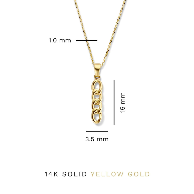 Isabel Bernard Le Marais Règine 14 Carat Golden Necklace IB340147-zoom-