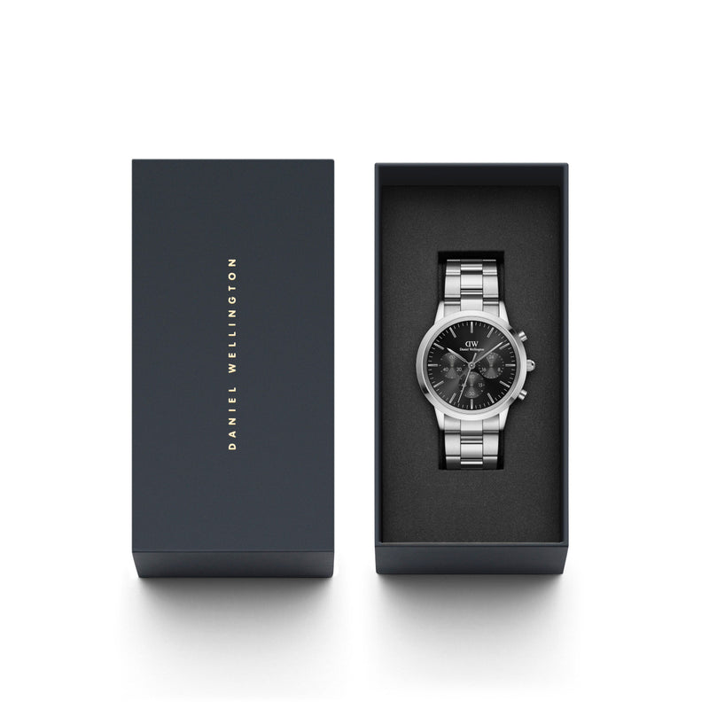 Daniel Wellington Iconic Link Silver Watch DW00100645-zoom-