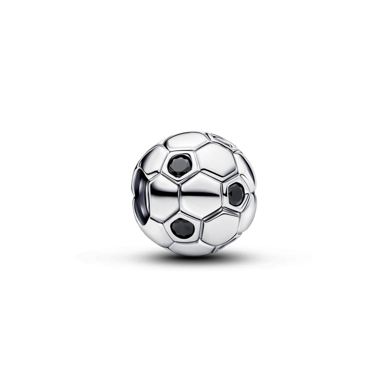 Pandora Moments 925 Sterling Silver Man-made Crystal Soccer Ball Charm 794710C01-zoom-