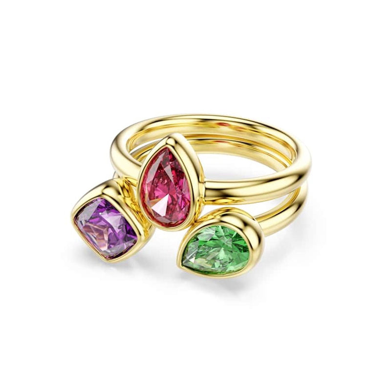 Swarovski Imber Organic Gold-Tone Stacking Ring 5753277-zoom-