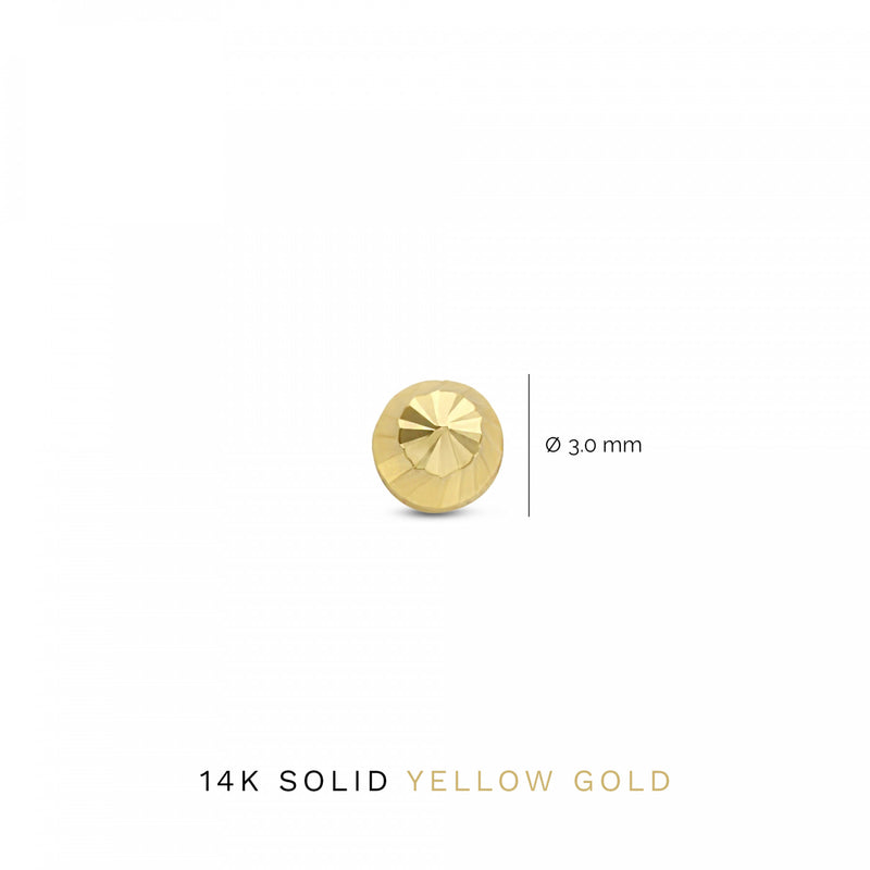 Isabel Bernard Cadeau D'Isabel 14 Carat Golden Earrings Set IB90146-zoom-