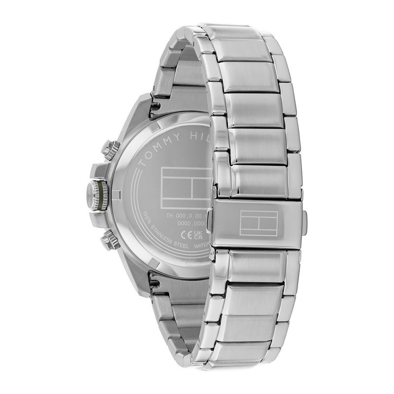 Tommy Hilfiger Jameson Silver and Green Men's Watch TH1792197-zoom-