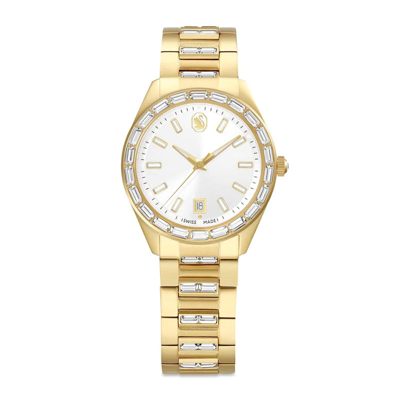 Swarovski Matrix Gold-Tone Watch 5745534-zoom-