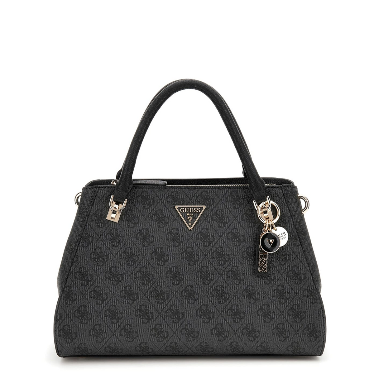 Guess Noelle Coal Logo Luxury Shoulder Bag HWBG96-72070-CLO
