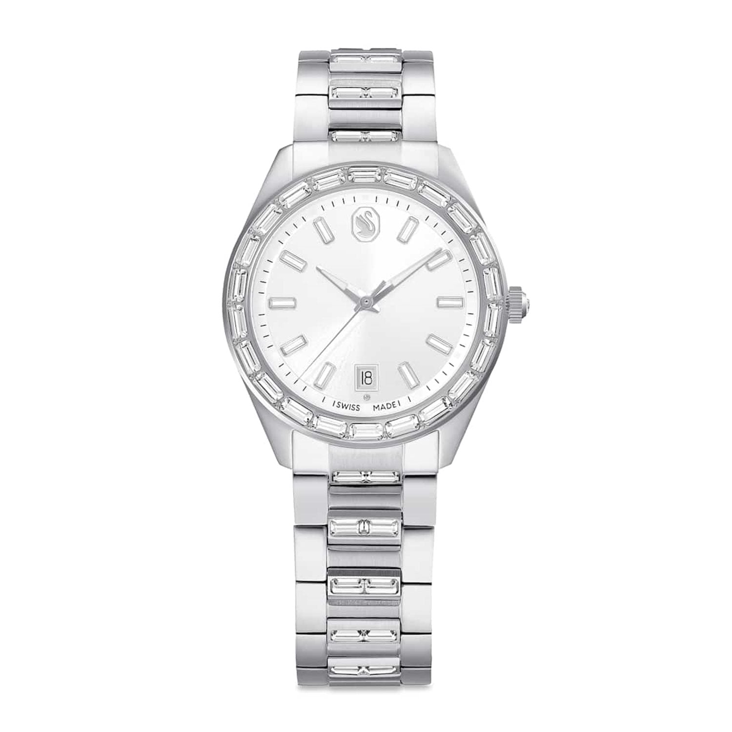 Swarovski Matrix Silver-Tone Steel Watch 5734665