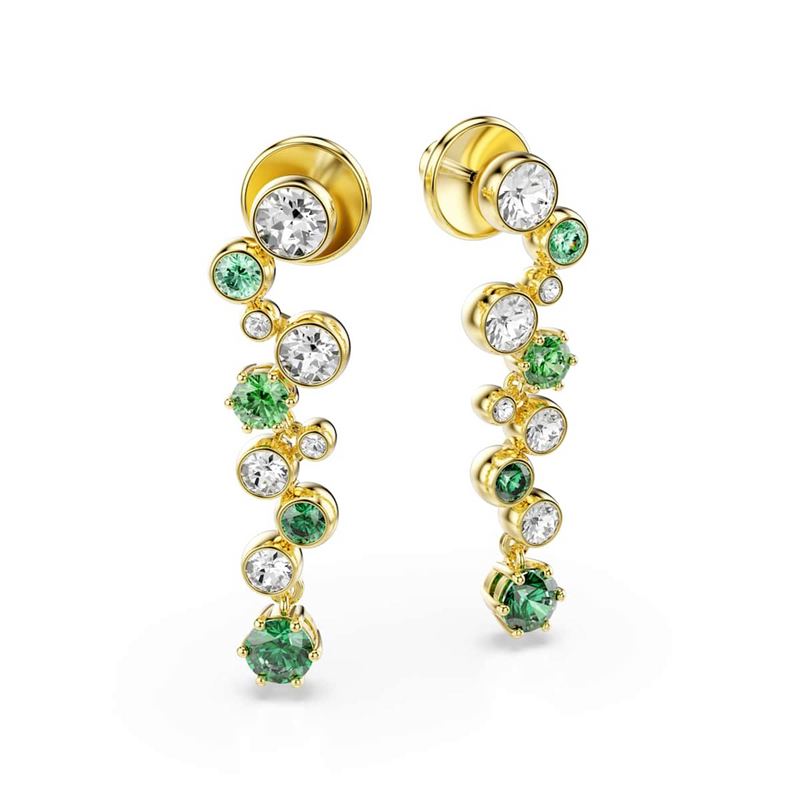 Swarovski Constella Gold Coloured Earrings 5732248-zoom-