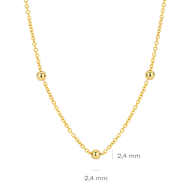 Blush 14 karat gold Necklace 3145YGO-zoom-