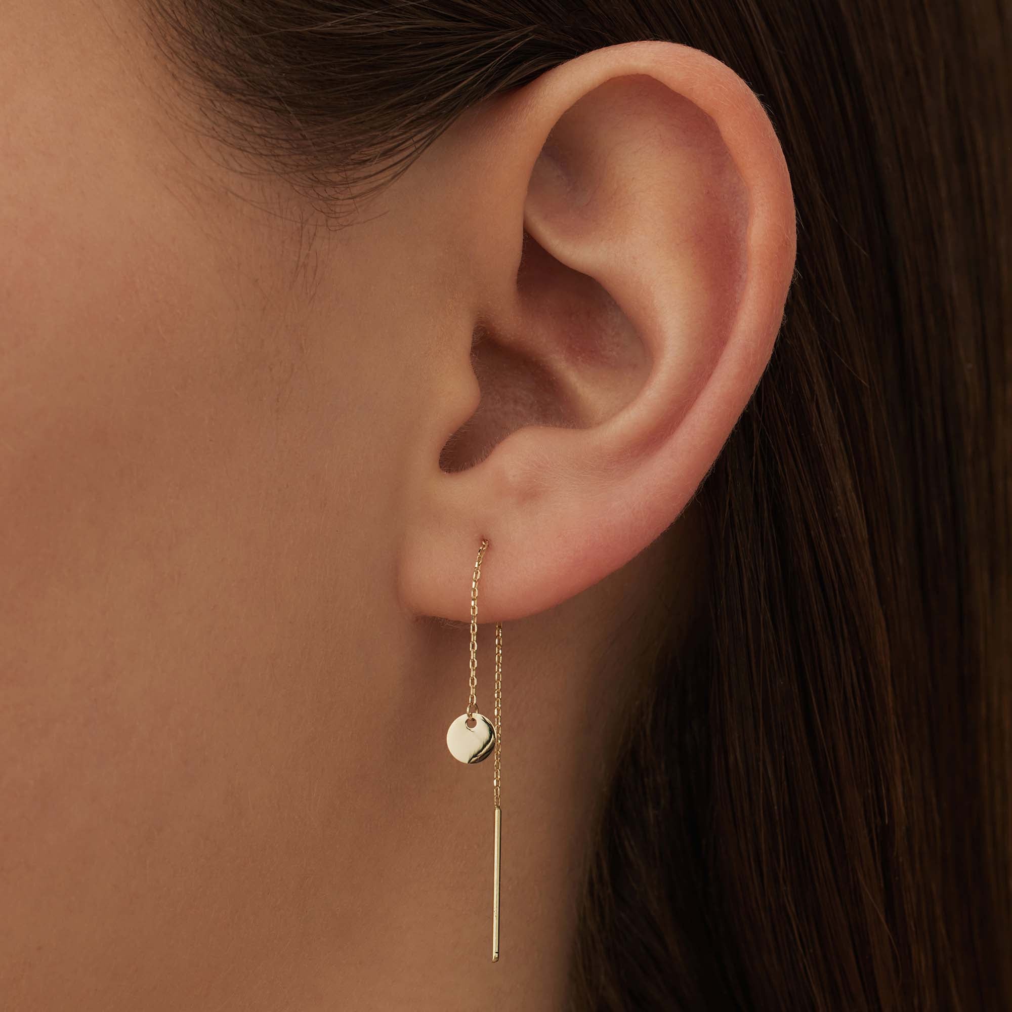 Isabel Bernard Le Marais Jeanne 14 Carat Golden Drop earrings IB360223