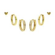 Karma 14 karat gold plated Earparty EPV01GP