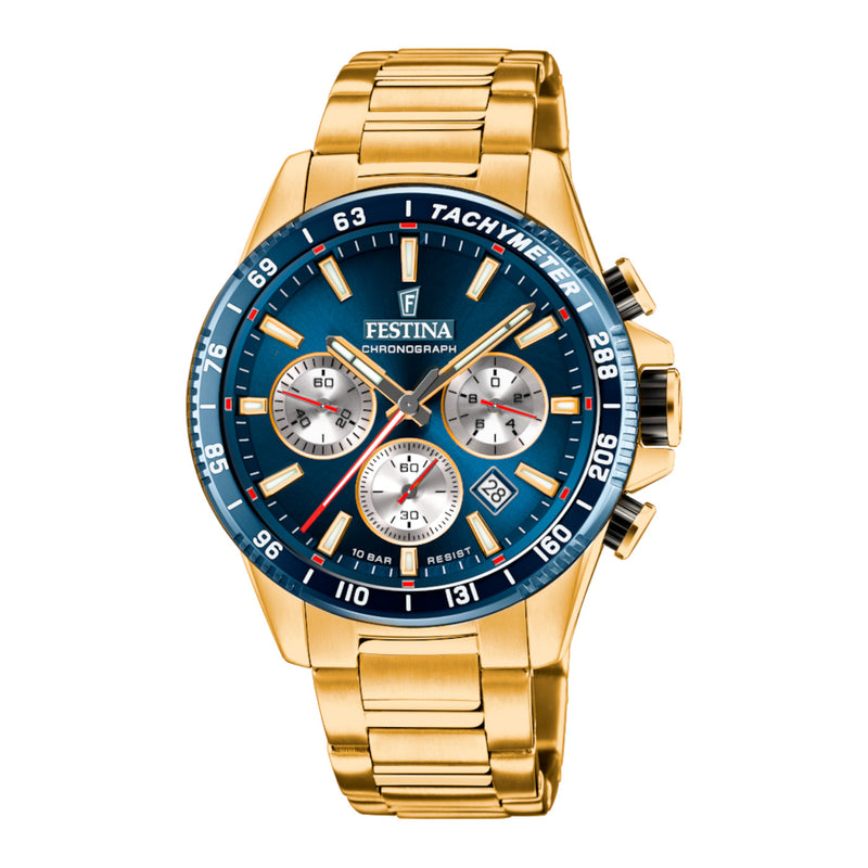 Festina Timeless Chrono Yellow Watch F20634/2-zoom-