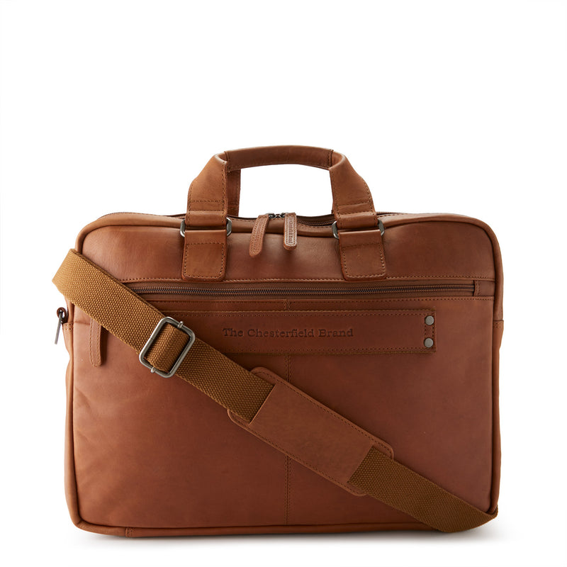 The Chesterfield Brand Cognac Briefcase C40.101031-zoom-