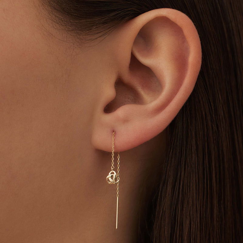 Isabel Bernard Rivoli Méline 14 Carat Golden Drop earrings IB360220-zoom-