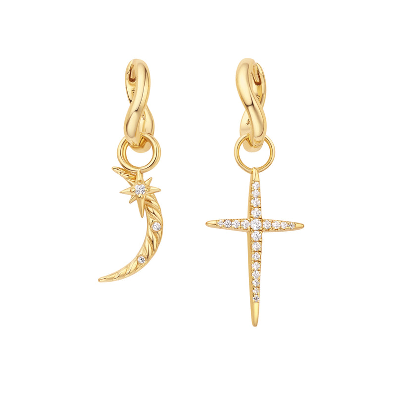Ania Haie Pop Charms Gold Plated Pendant AH-EC048-04G-zoom-