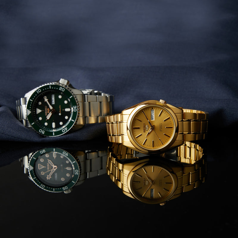 Seiko Gold Automatic Watch SNKL48K1-zoom-
