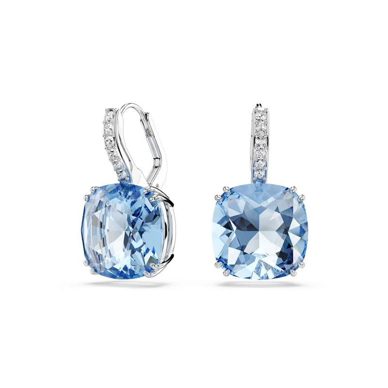 Swarovski Millenia Silver-Tone Earrings with Blue Crystal 5756150-zoom-