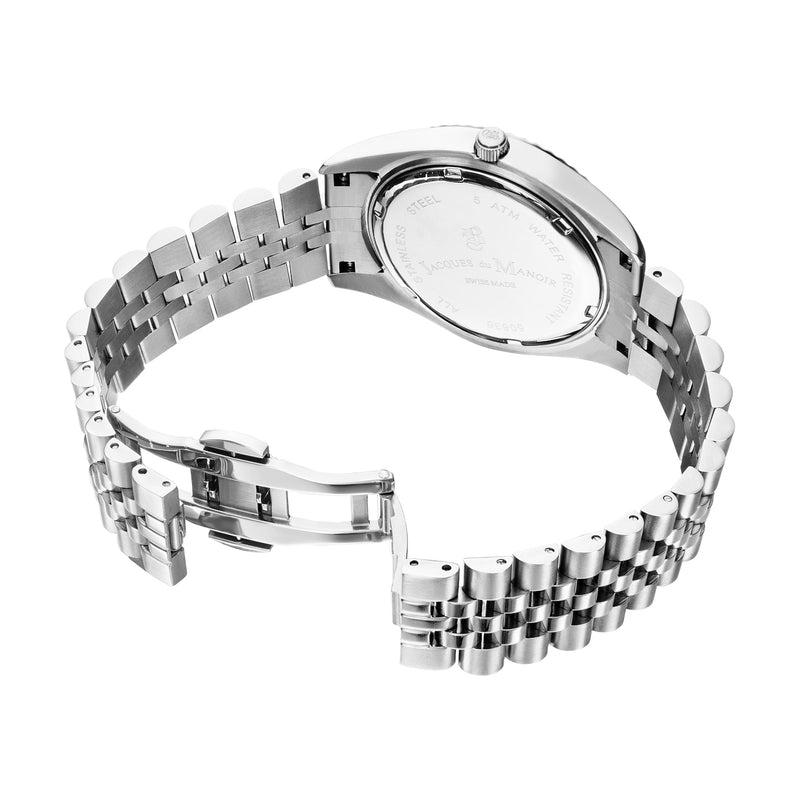 Jacques du Manoir Inspiration Business Silver Watch JWN01701-zoom-