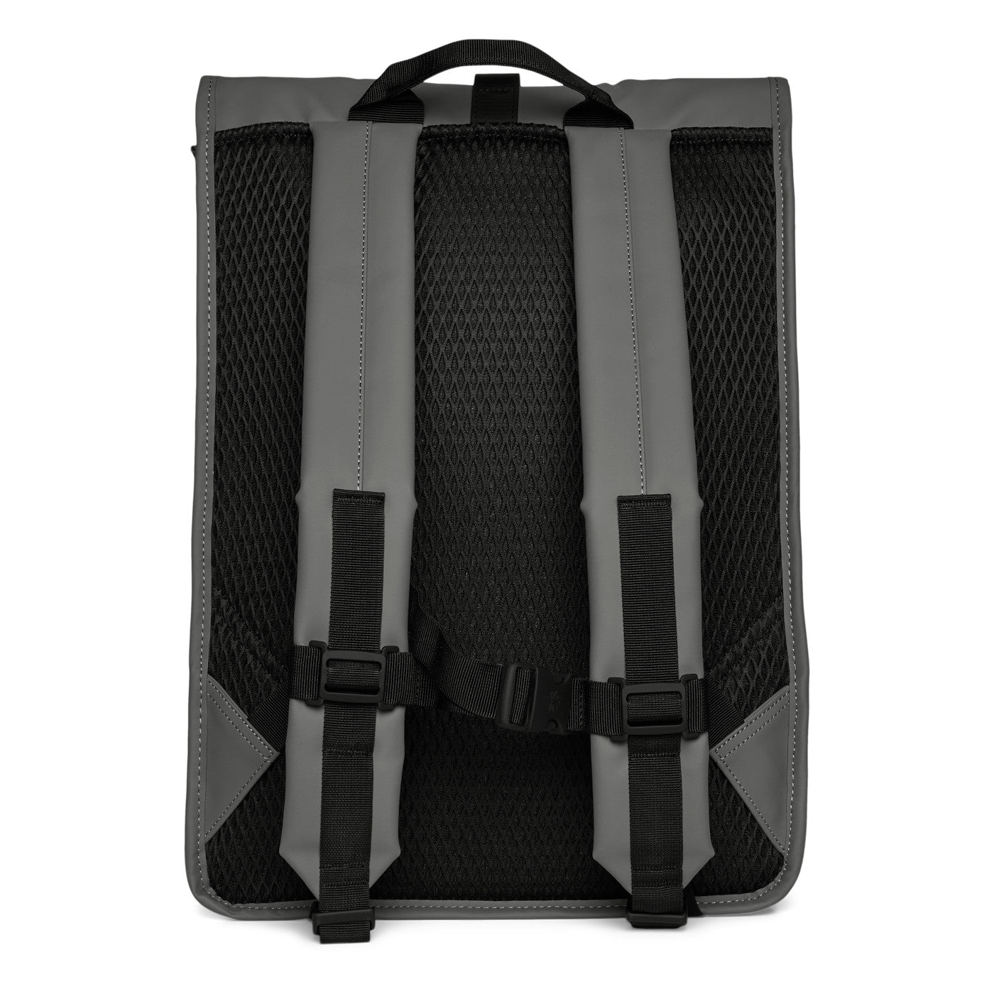 Rains Rolltop Grey Backpack Polyester Bag R13320-13 Rains Rolltop Grey Backpack Polyester Bag R13320-13