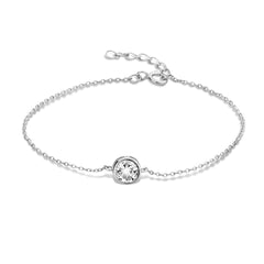 Violet Hamden Venus 925 Sterling Silver BraceletwithBirthstone VH320009-APR
