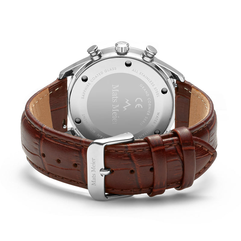 Mats Meier Grand Cornier Chrono Green/Brown Watch MM00121-zoom-
