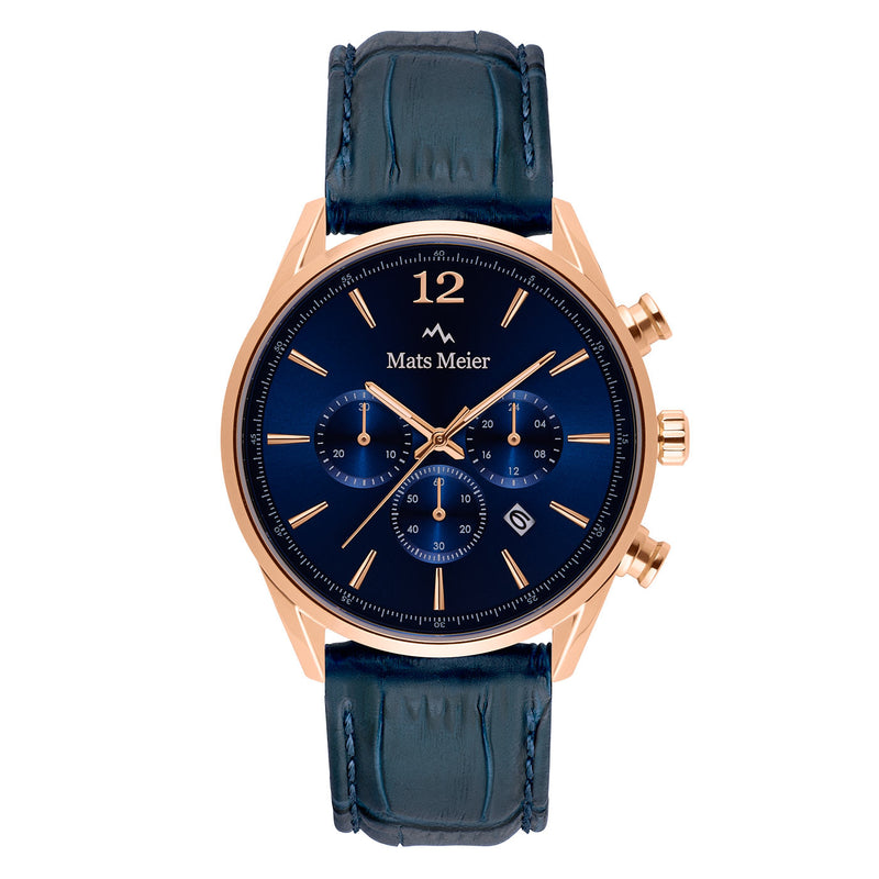 Mats Meier Grand Cornier Blue Chrono Watch MM00131-zoom-