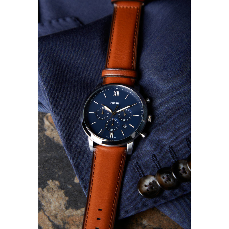 Fossil Neutra Chrono Brown Watch FS5453-zoom-
